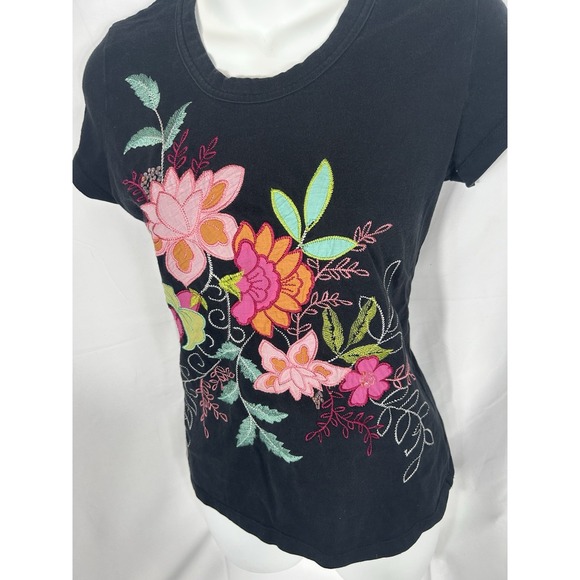 Coldwater Creek 90s Knit Top Y2K Whimsigoth Fairy Grunge Phoebe Artsy Size PS - Picture 2 of 10